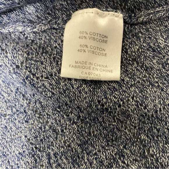 BELLDINI Woman open front Cardigan knitted Blue grey size L - Picture 6 of 6